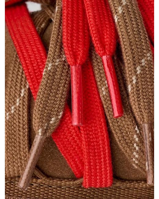 Ugg Red Suede Leather Lace Slippers for men
