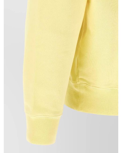 Jacquemus Yellow Cotton Relaxed-Fit Crew-Neck Sweatshirt for men