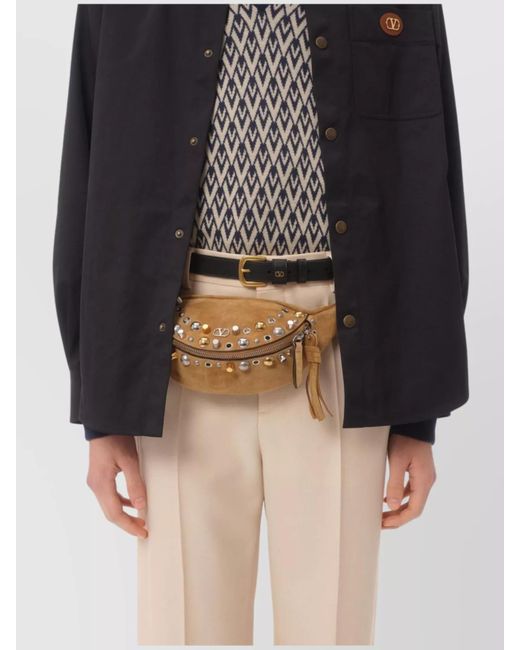 Valentino Garavani Black Oversized Shirt Jacket for men