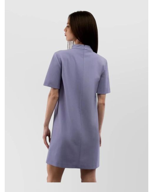 Moschino Purple Mini Dress