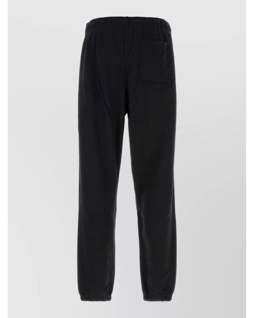 New Balance Black Cotton Track Pants for men