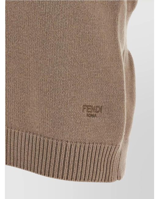 Fendi Brown Cashmere Vest