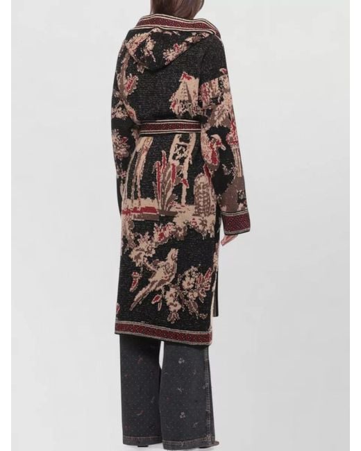 Etro Multicolor Hooded Dressing Gown