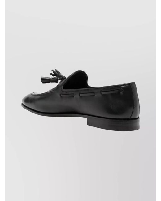 Church's Black Leather Loafers for men