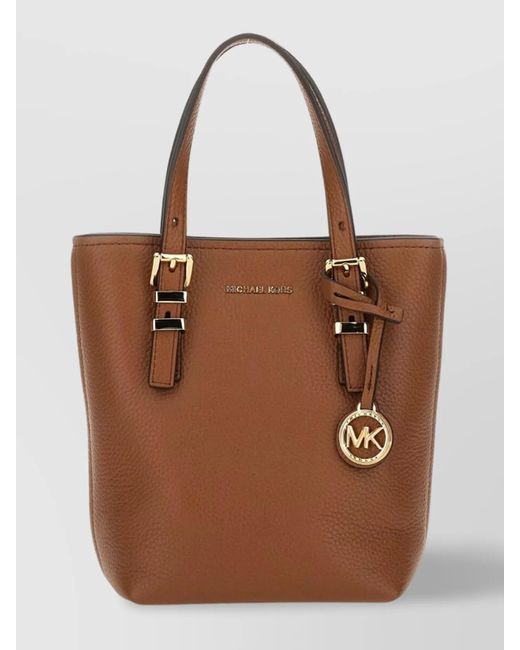 Michael Kors Brown "Quinn" Bag Cross-Body Top Handles