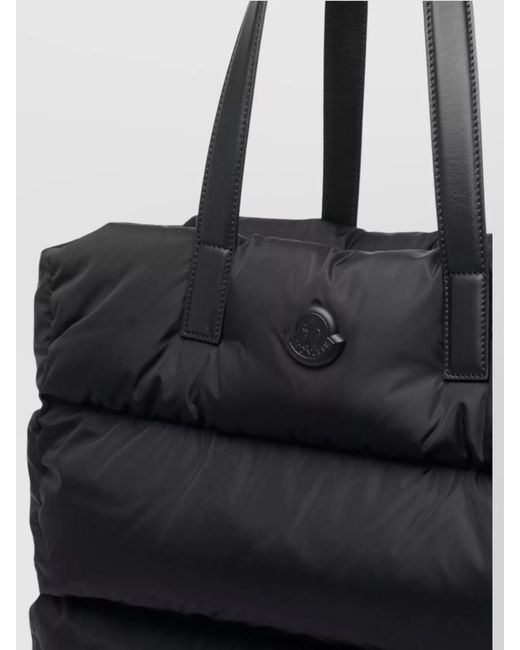 Moncler Black Padded Nylon Tote Bag for men