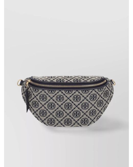 Tory Burch Gray T Monogram Belt Bag Shoulder Bag