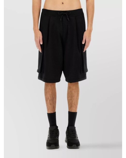 DSquared² Black Bermuda Shorts "Balloon" Cargo for men