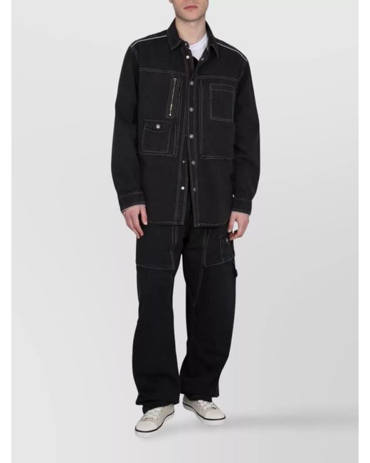 Isabel Marant Black Denim Straight-Leg Jeans for men