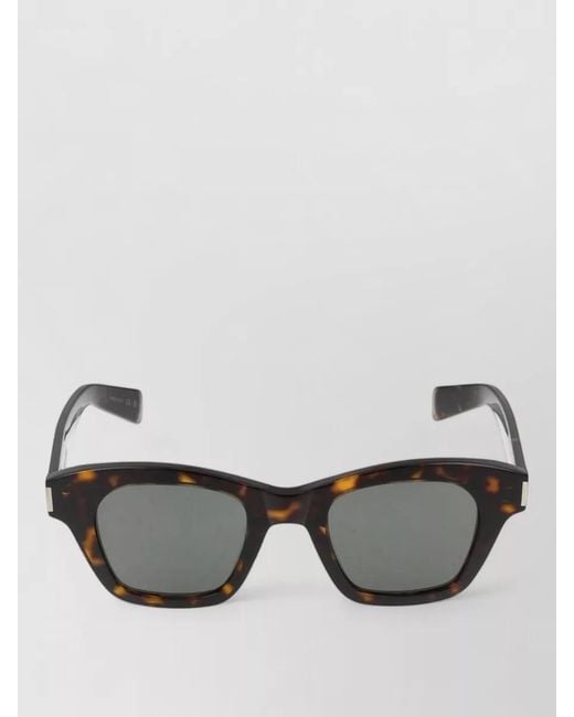 Saint Laurent Gray Sunglasses Sl 592 002 Square Frame