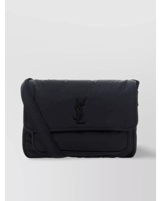 Saint Laurent Blue Nylon Crossbody Bag for men