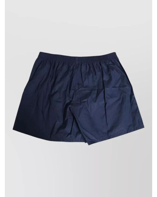 Dolce & Gabbana Blue Cotton Printed Boxer Shorts for men
