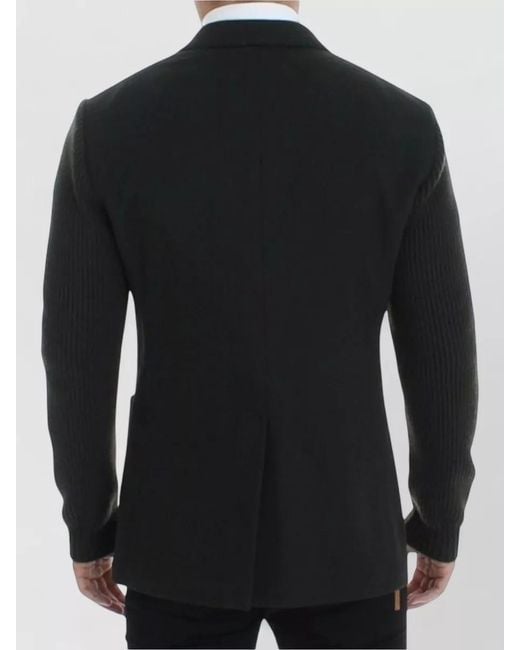 Dolce & Gabbana Black Cashmere Two Button Blazer Jacket for men