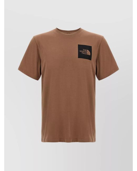 The North Face Brown Fine T-Shirt for men