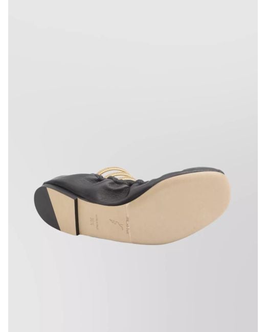 Rene Caovilla Multicolor Lambskin Ballerina Shoes