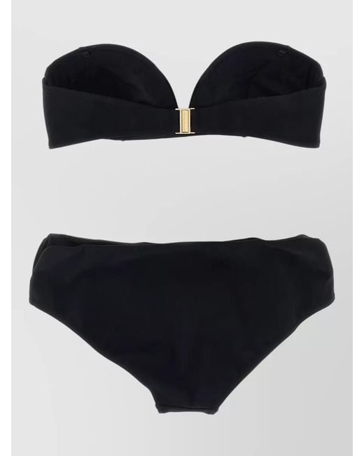 Zimmermann Black Wanderlust Curve Bikini