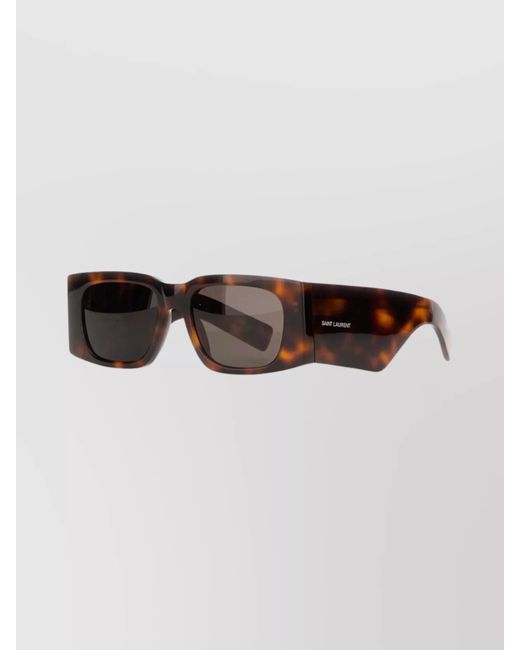Saint Laurent Gray Acetate Eyeglasses