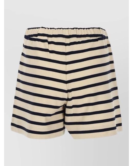 Moncler Multicolor Striped Shorts