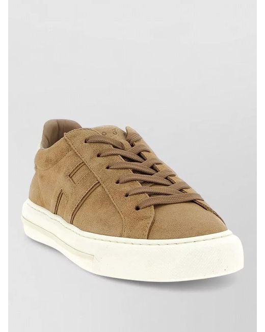 Hogan Natural Leather H691 Low-Top Sneakers for men