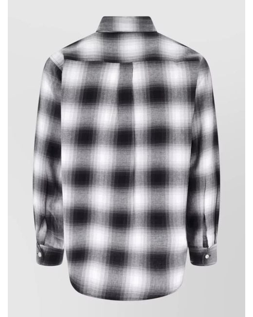 Carhartt Gray Cotton Casual Shirt for men