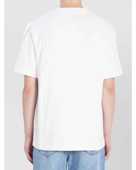 Jacquemus White Gros Grain T-Shirt for men
