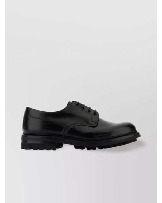 Church's Black Mc Neil Lw Chunky Sole Lace-Up Shoes for men
