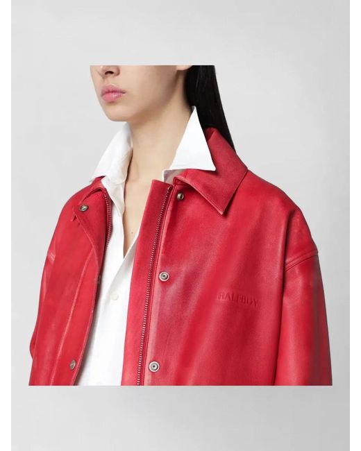 Halfboy Long Sleeve Collared Coat Front Pockets