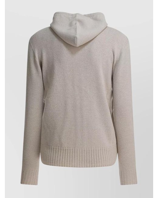 Drumohr Gray Cashmere Cardigan