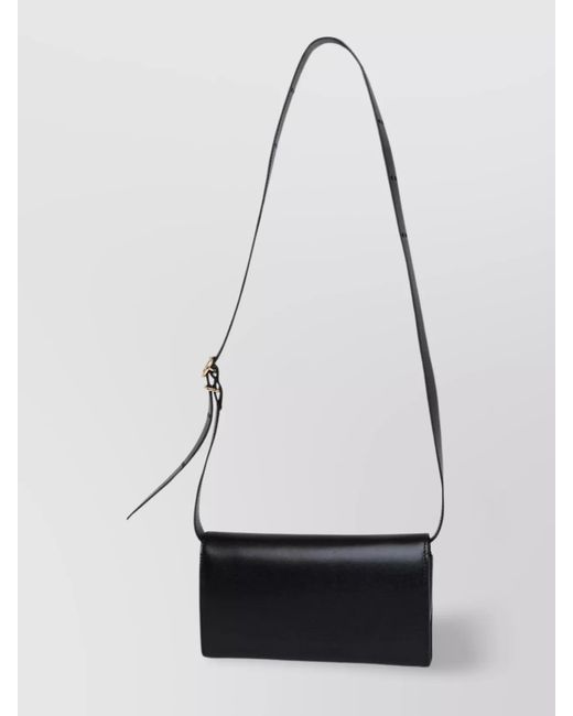 Jil Sander White Leather Crossbody Bag Day