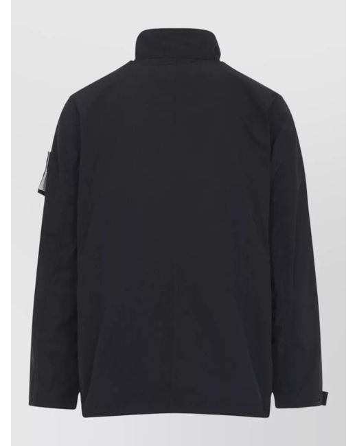 Stone Island Blue Polyester Field Jacket for men