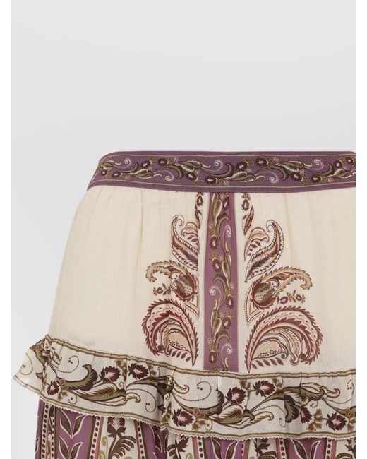 Farm Rio Multicolor Delicate Ainika Paisley High Waist Maxi Skirt