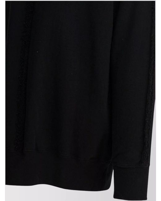 Comme des Garçons Black Cotton Crewneck Sweatshirt for men