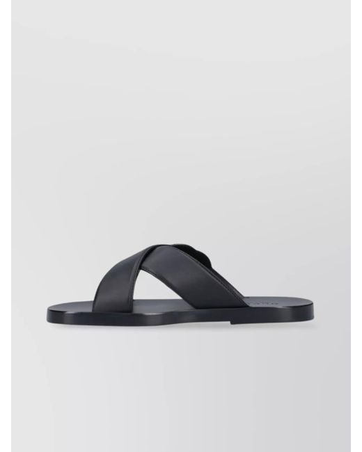 Gucci Black Heeled Sandals for men