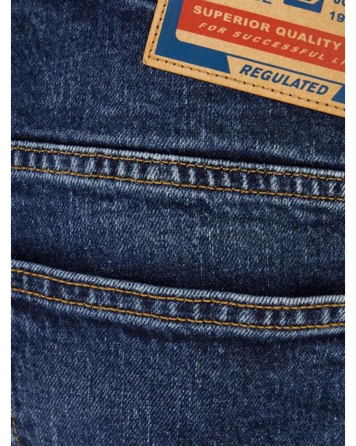DIESEL Blue Denim Jeans Five Pocket Design Belt Loops for men