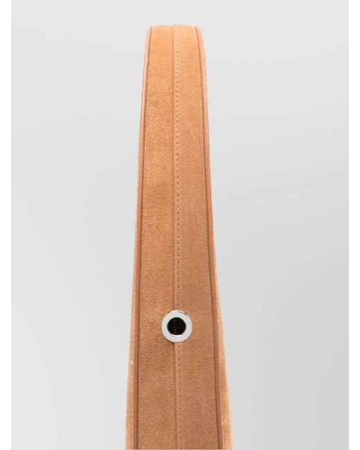 Coperni White Swipe Leather Shoulder Bag
