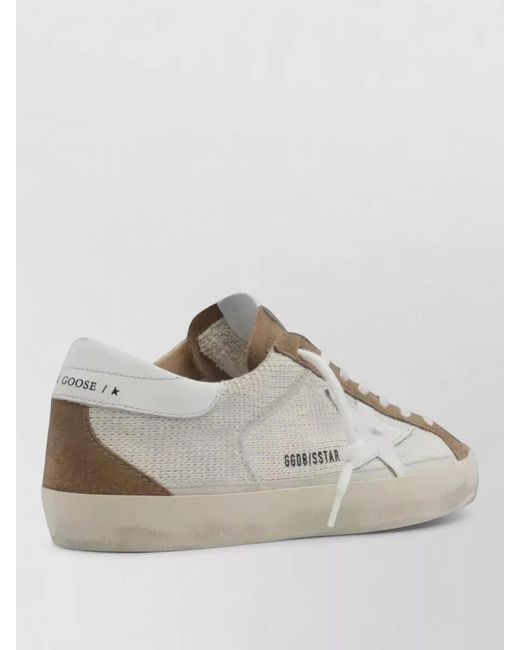 Golden Goose Deluxe Brand Metallic Crochet Low-Top Sneakers for men