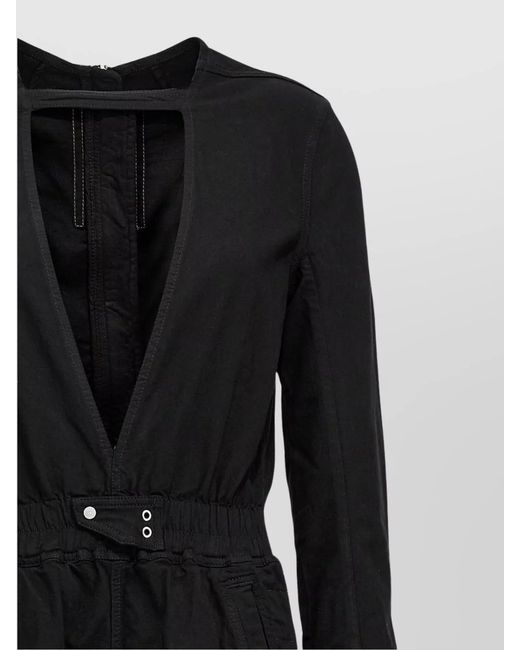 Rick Owens Black Eclipse Bodybag Bodysuit