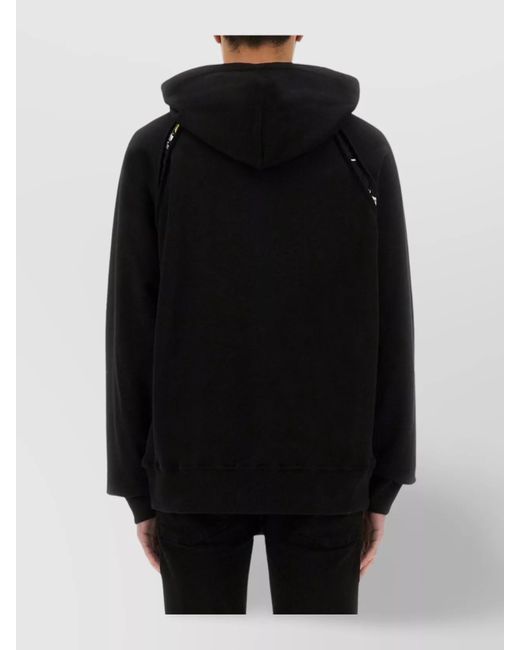 Versace Jeans Couture Black Cotton Hoodie for men