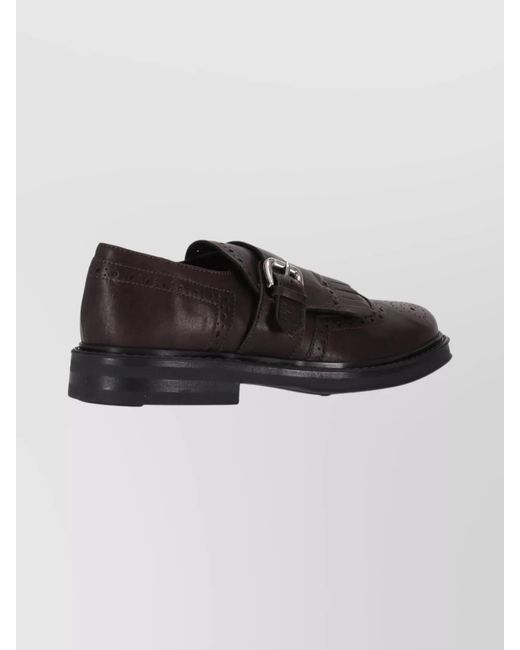 P.A.R.O.S.H. Black Leather Loafers