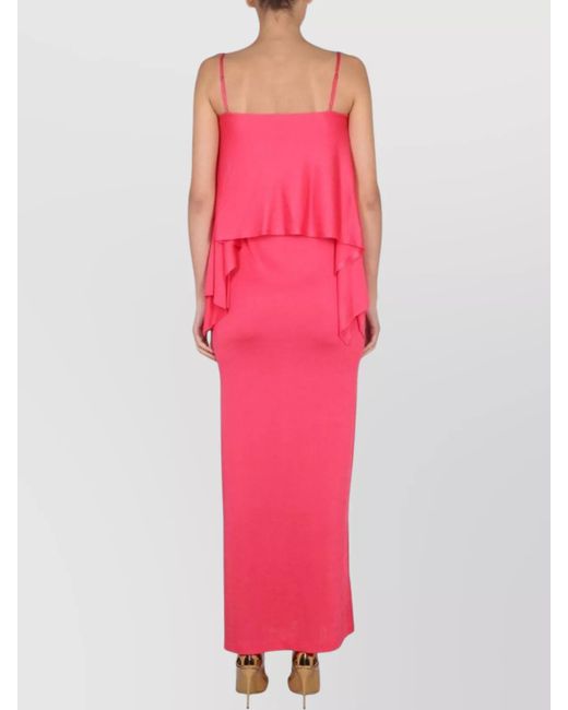 Tom Ford Pink Ruffled Mini Dress