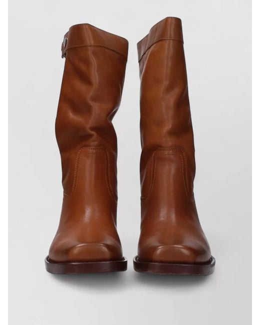 Isabel Marant Brown Leather Ankle Boots