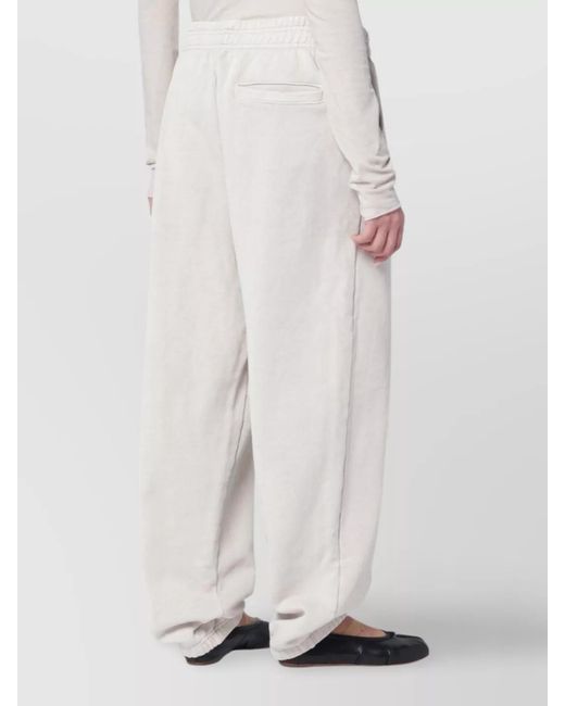 Entire studios White Cotton Track Pants