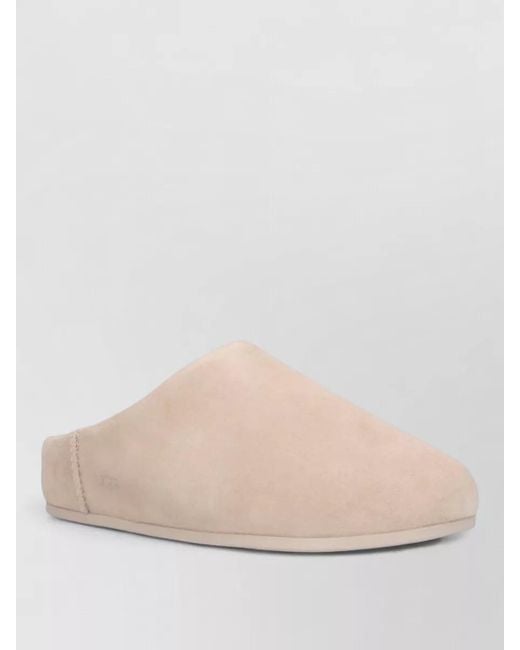 Ugg Natural Suede Leather Mules