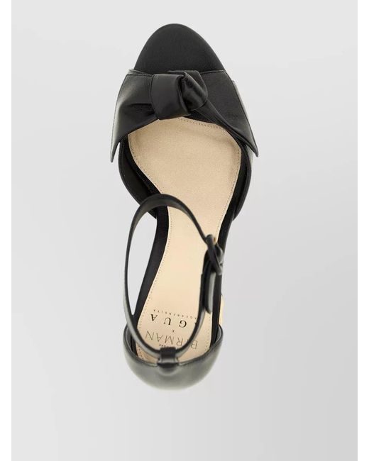 Alexandre Birman Black Leather Sandals