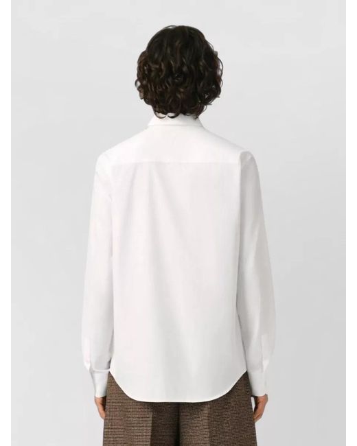 AMI White Cotton T-Shirt for men