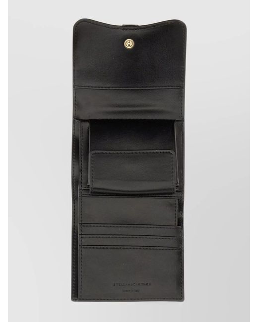 Stella McCartney Black Trifold Wallet