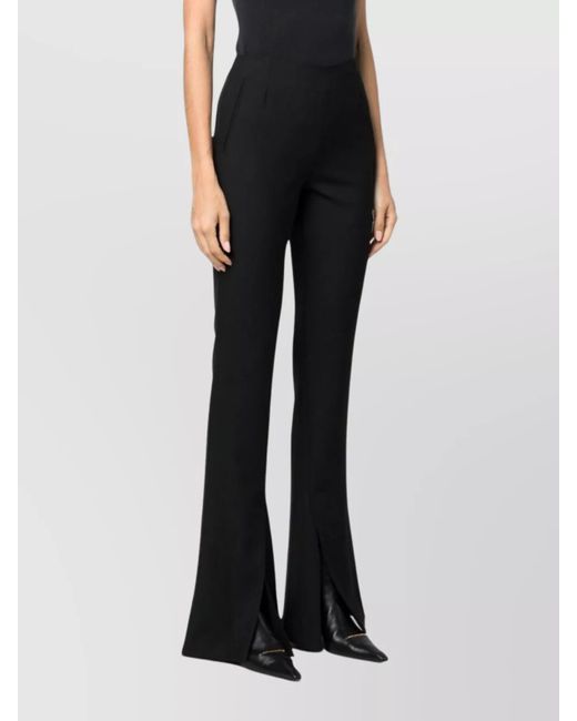 Ambush Black Flared Legs Wool Trousers