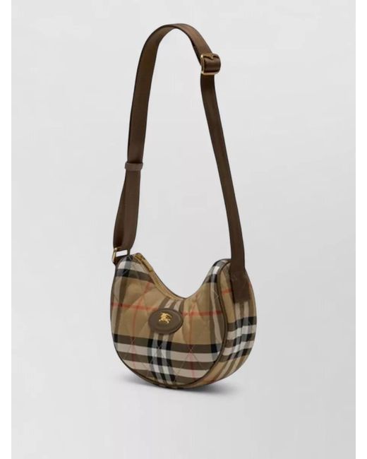 Burberry White Horseshoe Crossbody Bag