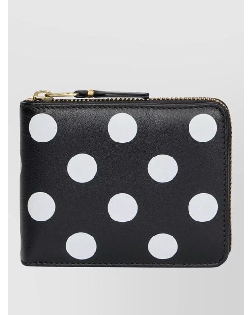Comme des Garçons Metallic Leather Polka-Dot Wallet