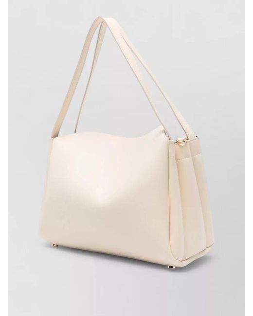 THEMOIRÈ Natural Calipso Trunk Double Handle Shoulder Bag